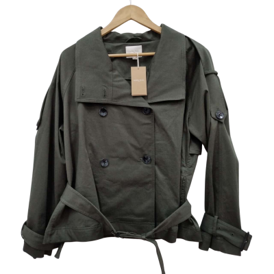 Yarra Trail Womens Size 14 Trench Coat Olive (7)