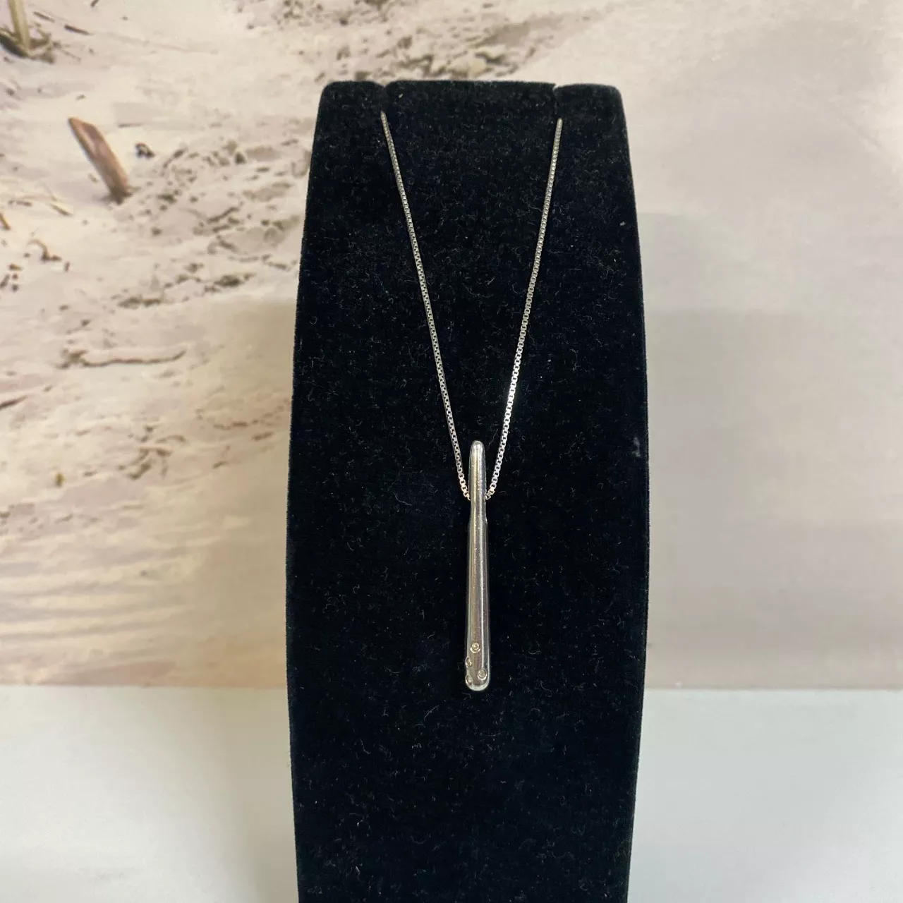 925 Elongated Shaped Necklace