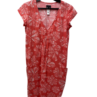  Sandra Soulos Womens  Size 10 Shift Dress Red - 100% Linen