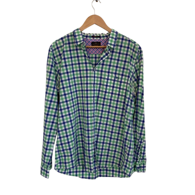 Rodd & Gunn Mens  Size XL Checked Shirt / Long Sleeve Shirt Blue / Green / White 