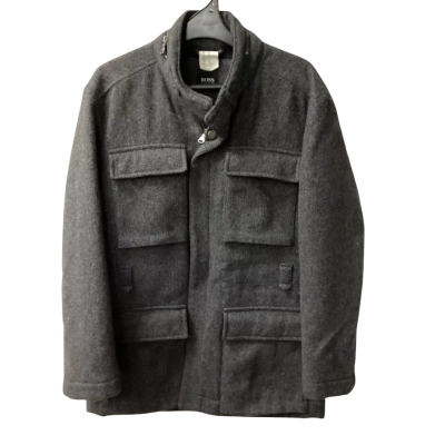 Hugo Boss Womens  Size 10 Winter Coat Grey ha