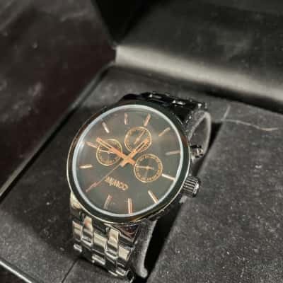 Mimco Black Sportivo Timepiece in Original Box. Working 