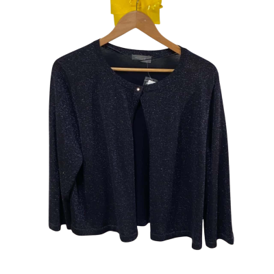 BNWT Jacqui-E Womens  Size XXL Cardigan Blue 