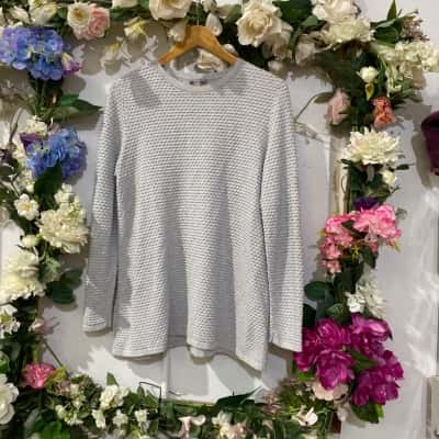 COS Womens  Size 12 / M Crew Neck Jumper Grey 