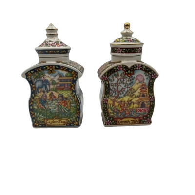 Sadler World of The Tea Collection Tea Jars