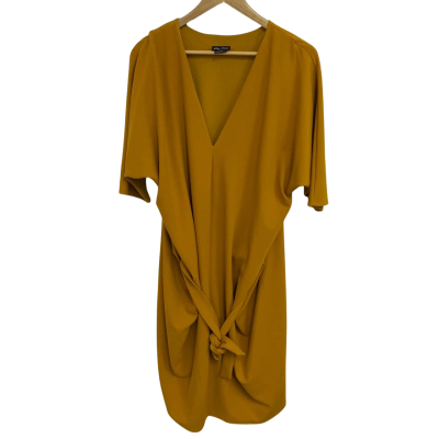 City Chic Womens  Size M Mustard Dress