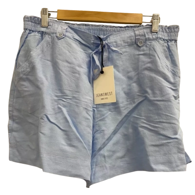 Jeanswest Womens Size 16 Nellie Yarn Dye Shorts Bleached Blue