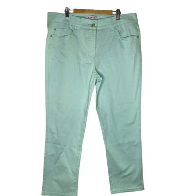 Noni B Womens  Size 14 Casual Pants Green 