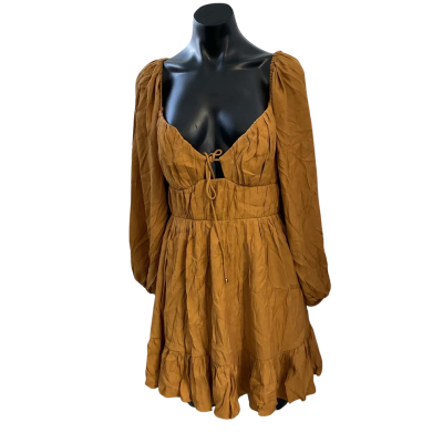 Saints + Secrets Womens  Size 12 Casual Dress Brown 