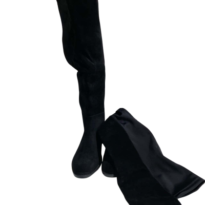 Women's SANDLER Boots Size 38B  Black Suede