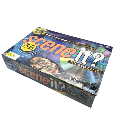 New Sealed Pack Scene It? The DVD Mattel Board Game Movie Trivia Game - 2 Pack Exclusive