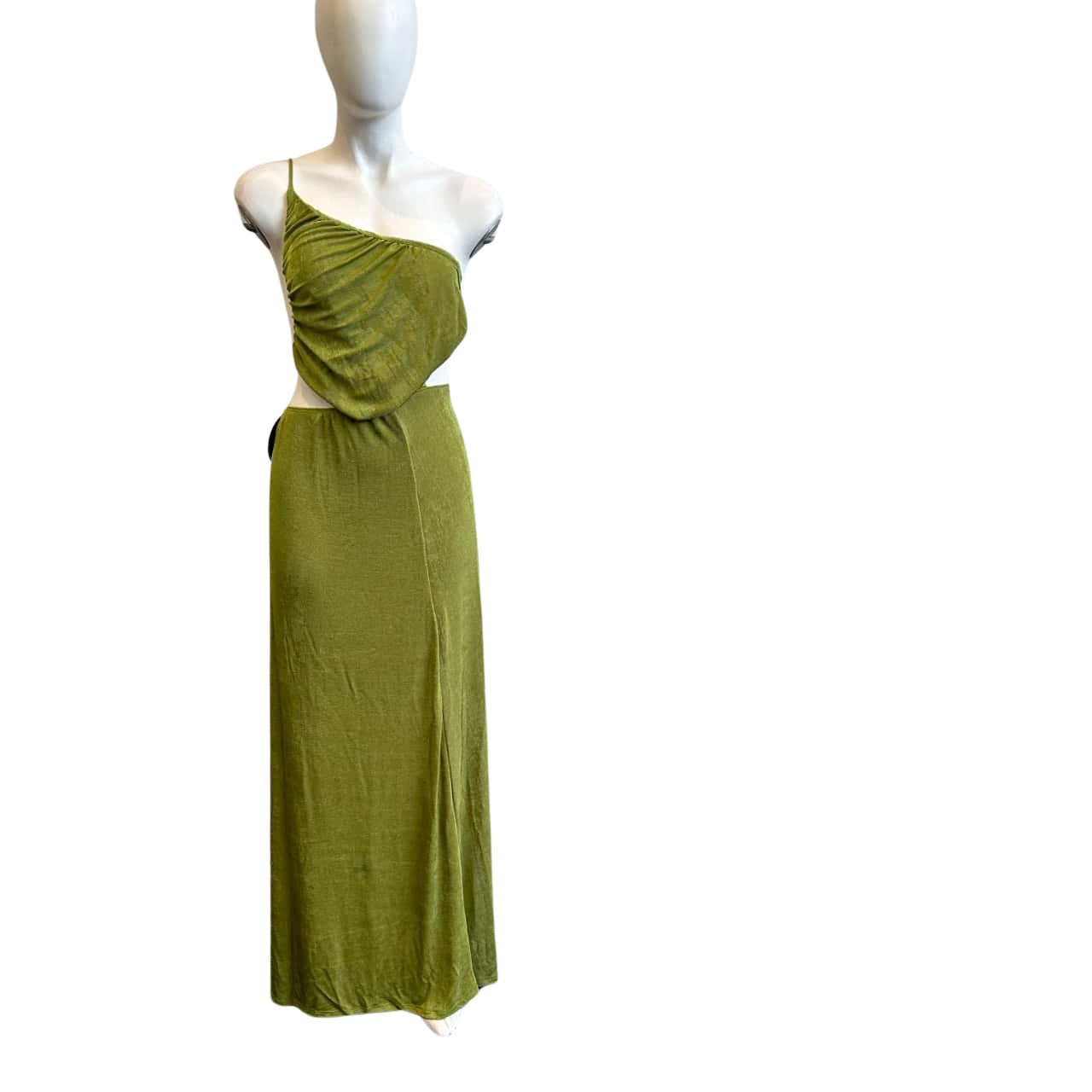 BNWT White Fox Women's Size L (AUS 12) Act Like it Maxi Dress Green(s)