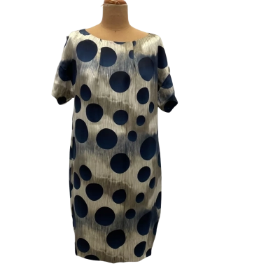 Country Road Womens Print Silk Shift Dress Size 14 Multicoloured 