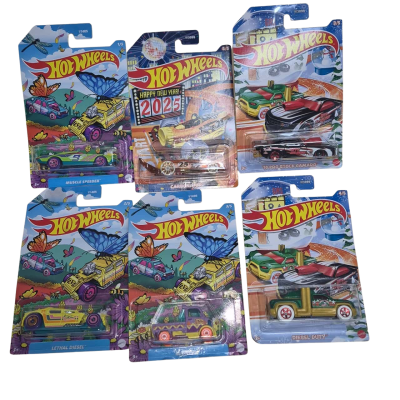 X6 Hot Wheels carded
