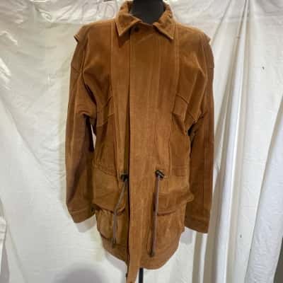 GOLDEN LEATHER Size XL Leather Jacket Brown 