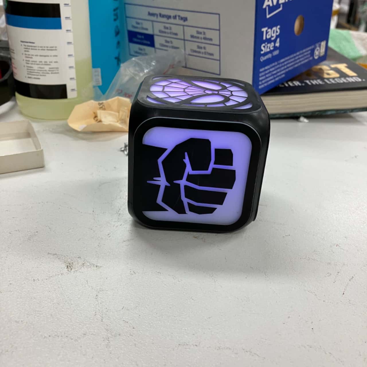 Kids Marvel x Smiggle Digital Light Up Clock