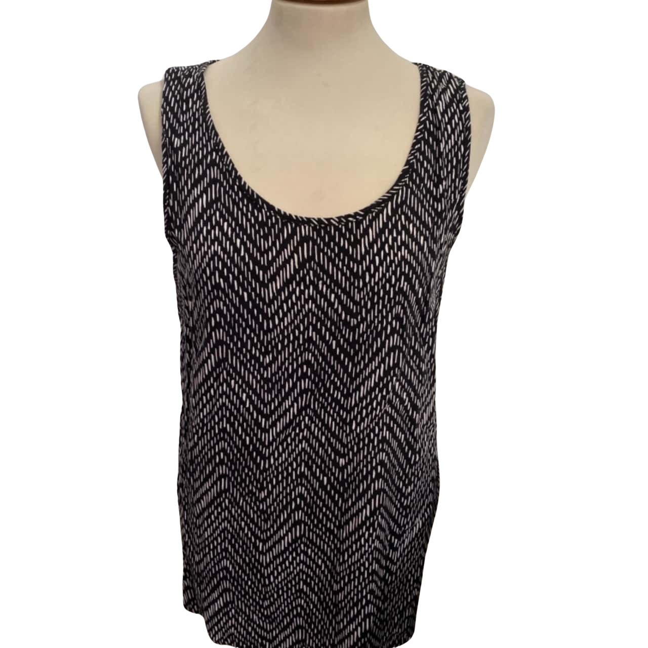 Target black and white top