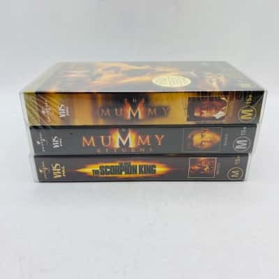 The Mummy Original Trilogy Set VHS
