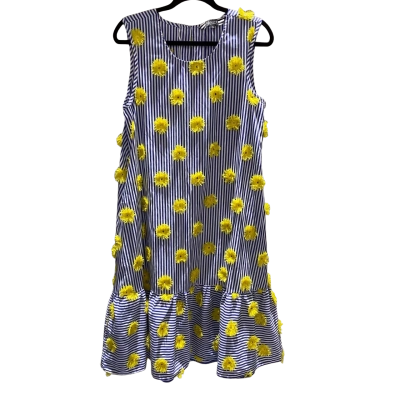 Trelise Cooper Womens  Size M Cocktail Dress Blue / Striped / White You Are My Sunshine 