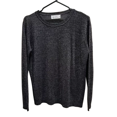  FRANKIE’S MELBOURNE Women’s  Size M Crew Neck Top / Long Sleeve Top Black   RRP:$139.99
