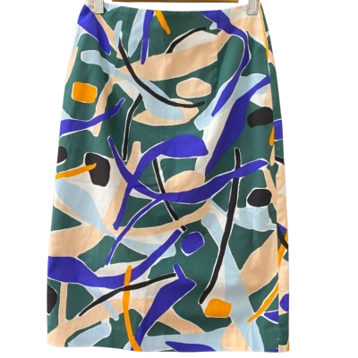Gorman Dancing Leaves Pencil Skirt Size 10 Multicoloured / Pattern 