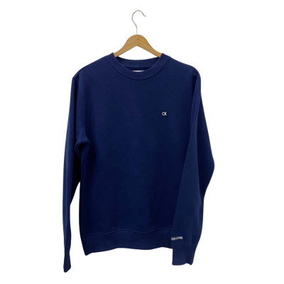 Calvin Klein Jeans Mens  Size S Sweatshirt Navy Blue 