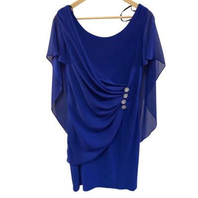 Frank Lyman Womens  Size US12 UK14 Blue Dress