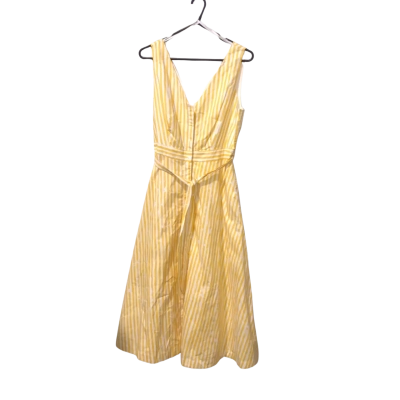 Jasper Conran Yellow Striped Sundress Size 14