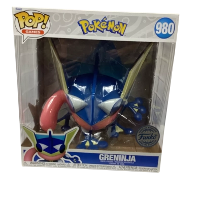 Funko Pop! Games: Pokémon - 10" Jumbo Greninja Exclusive Vinyl Figure #980