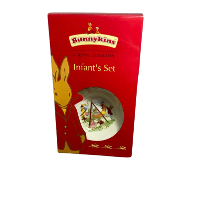 Bunnykins By Royal Doulton Infant's set ,Plate and Mug 2 Piece Set