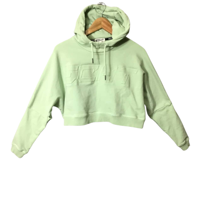 Women’s Size S Mint Green Echt Cropped Hoodie