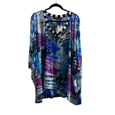BNWT Taking Shape Womens Size 26-28 3/4 Sleeve Top Multicoloured RRP $119