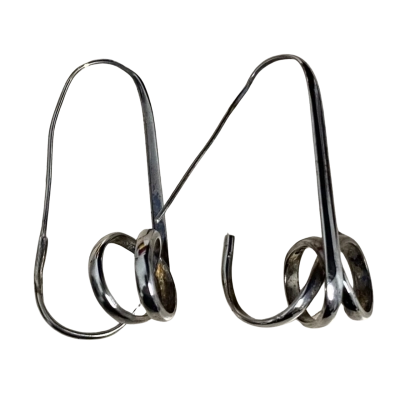  Curly Twist Hoop Earrings 