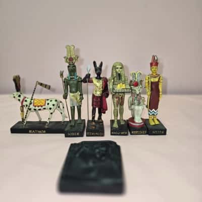 Set of Egyptian figures