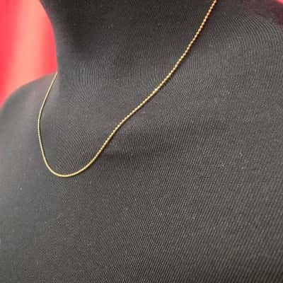  Womens Necklace 925 Silver (stamped) Gold Plated.