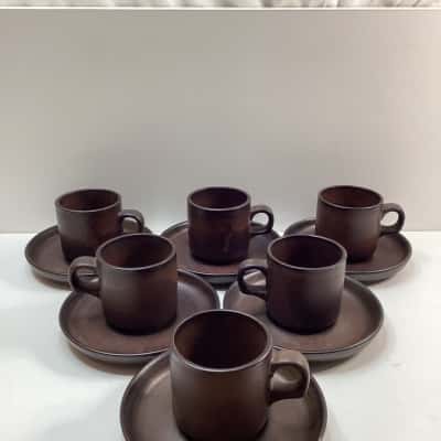 6 Piece Arabia Rusk Espresso Set