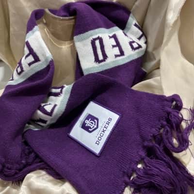 AFL Fremantle Dockers Scarf Purple 