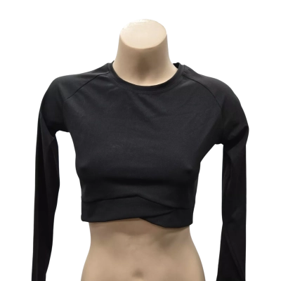  Blaque Size S Cropped Long Sleeve Top BNWT 