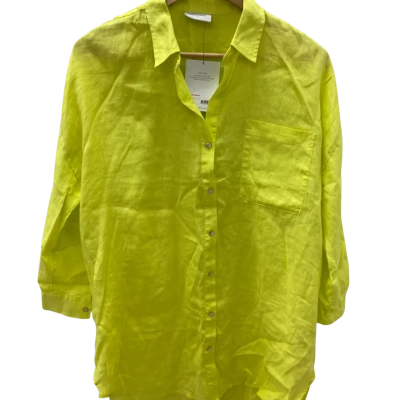Sussan Womens  Size 8 Long Sleeve Shirt lime  