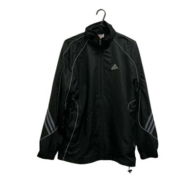 Adidas Mens Jackets Size XL Front Zipper Black  
