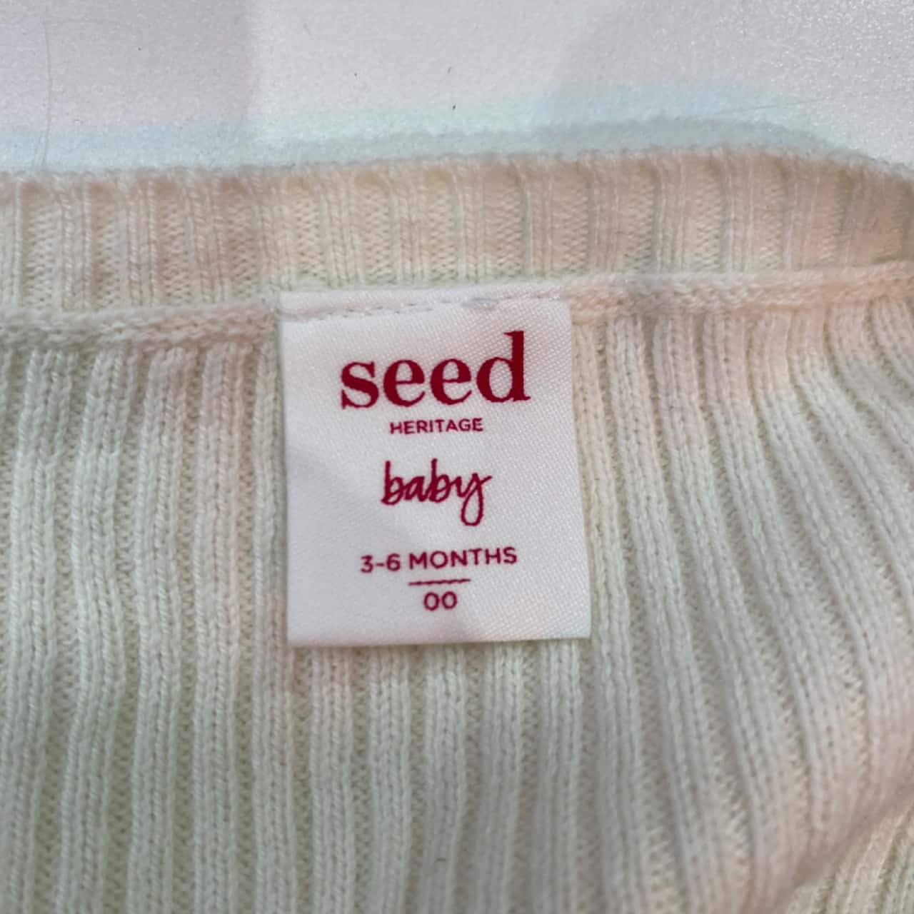 Plain Cardigan in Cream (6mths-10yrs)