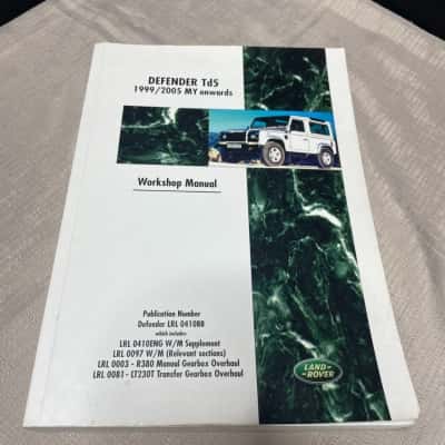 Land Rover - Workshop Manual. 1999-2005 Defender Td5
