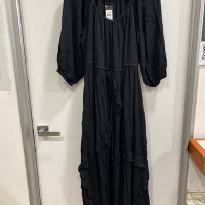 City Chic Womens  Size S Casual Dress Black  