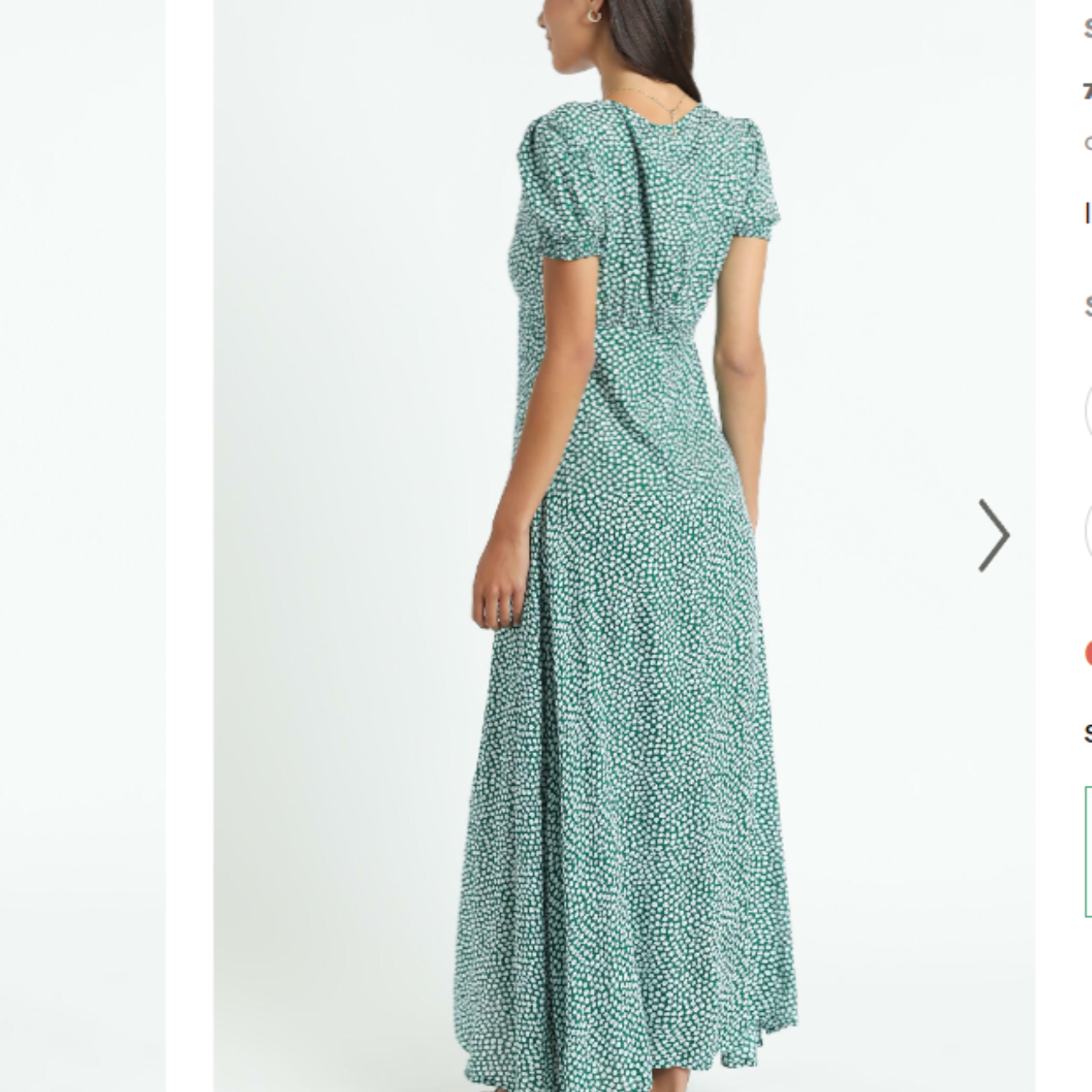 green emerald velvet dress Malvern Maxi Dress Green
