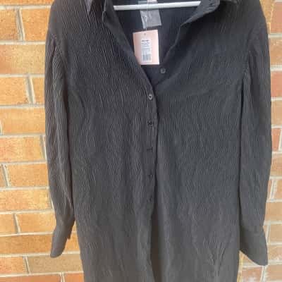 Showpo Womens  Size 18 Textured Button up dress 