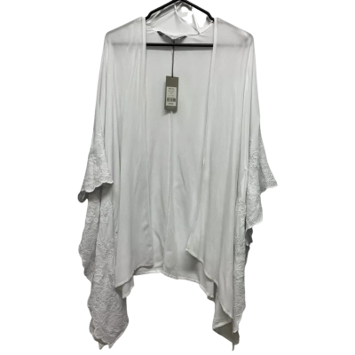Katies Women's  Size M Open Jacket White 