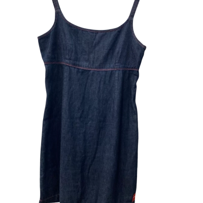 Calvin Klein Womens  Size M sleeveless Denim Dress Blue 
