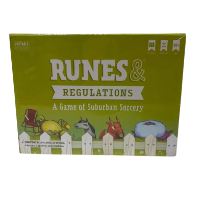 * Christmas * Unstable Games- Runes & Regulations- A Game Of Suburban Sorcery 