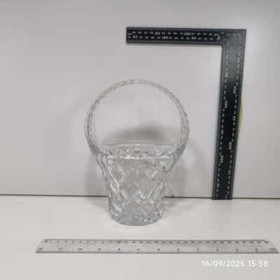 Crystal Bucket With Handle 