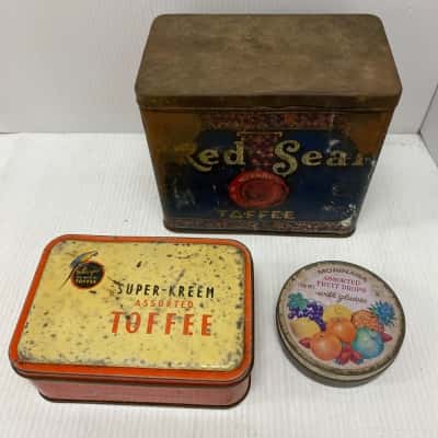 3 x Collectible Confectionary Tins